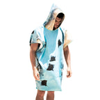 Poncho de microfibra Adulto con bolsillos