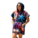 Poncho de microfibra Adulto con bolsillos