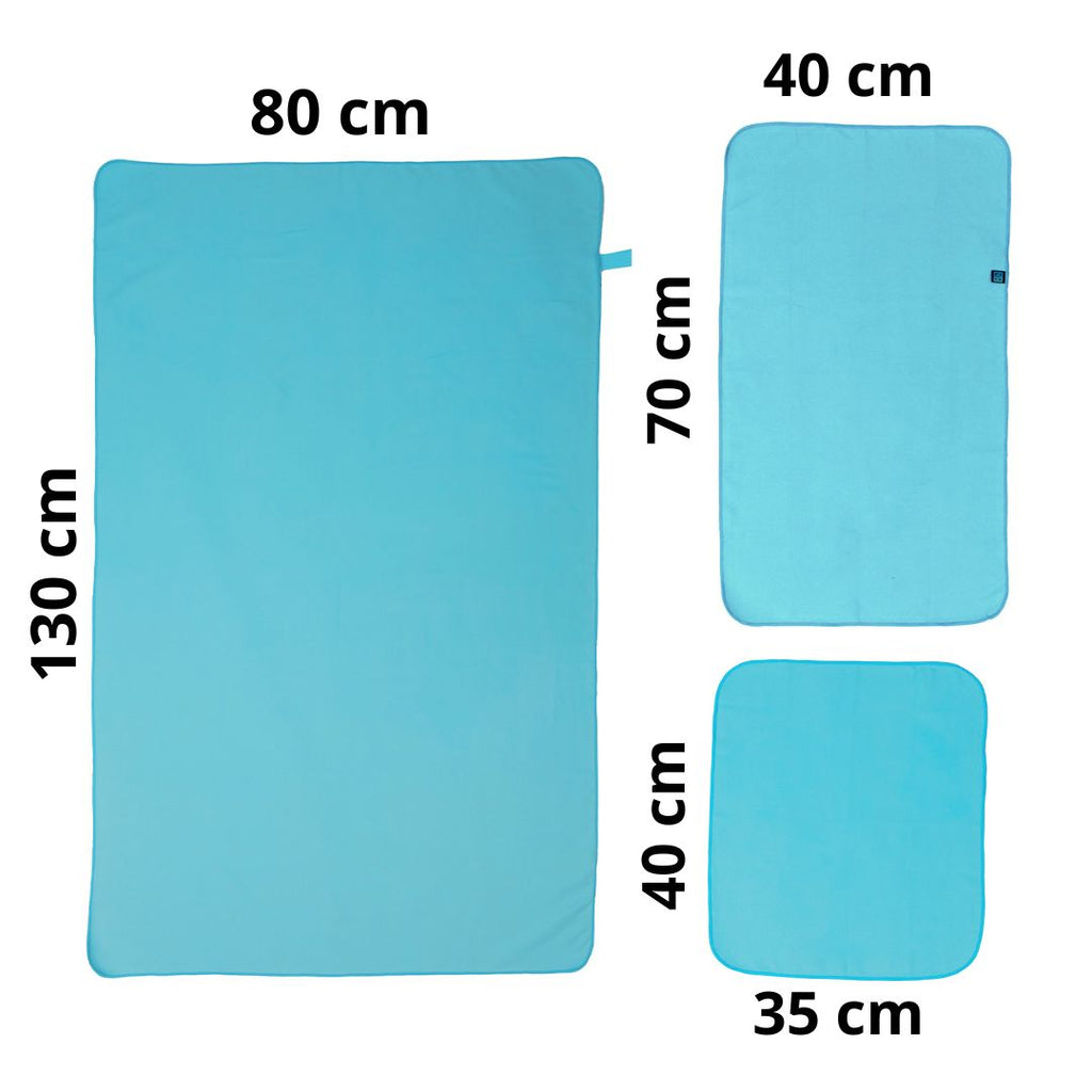 Kit de Toallas de Microfibra Unicolor