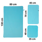 Kit de Toallas de Microfibra Unicolor